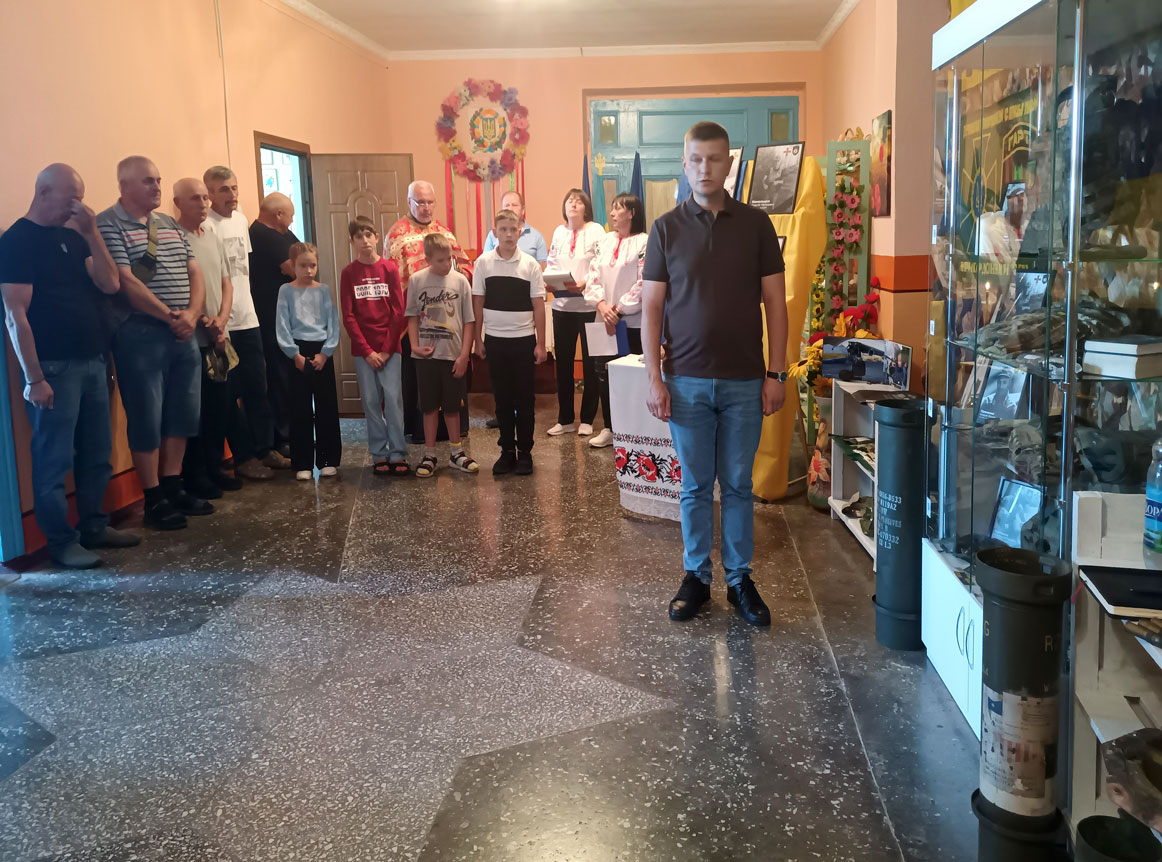 Експозиція простору пошани полеглим Героям села Товста